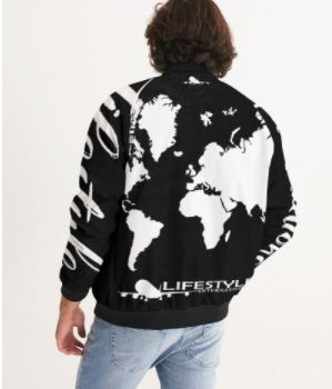 International Bomber Jacket - Black & White