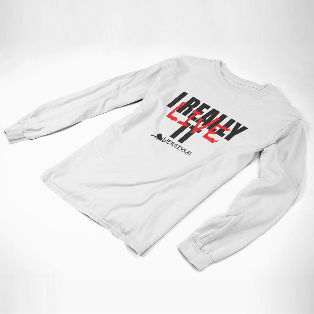 I Really Live It Long sleeve tee Logo