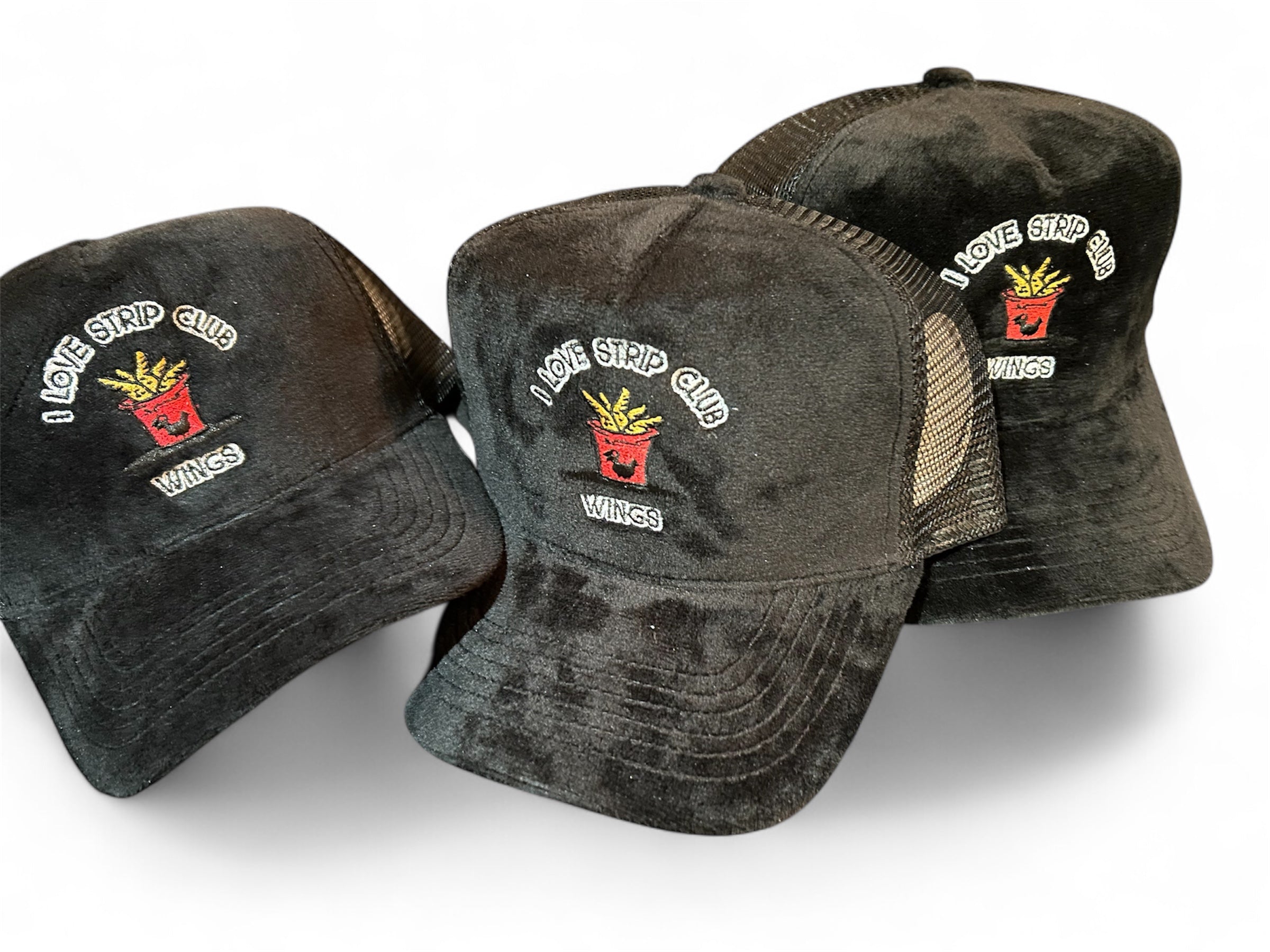 Strip Club Wings Velvet Hat