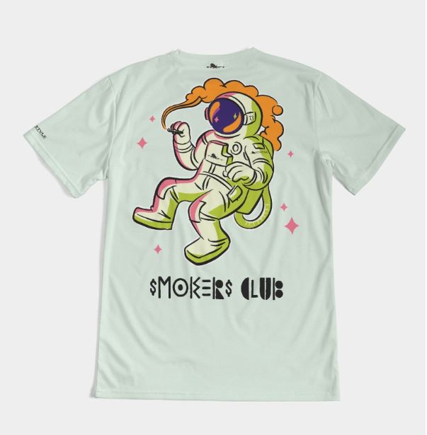 Smokers Club Astronaut back
