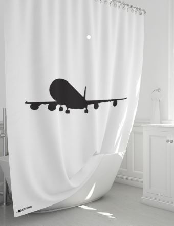 Lavatory Curtain White