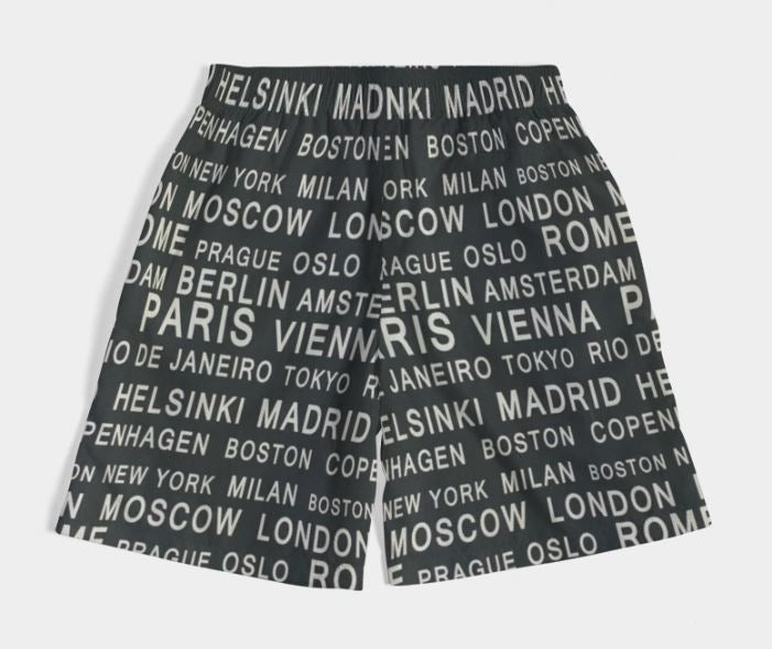 cities and countries shorts back