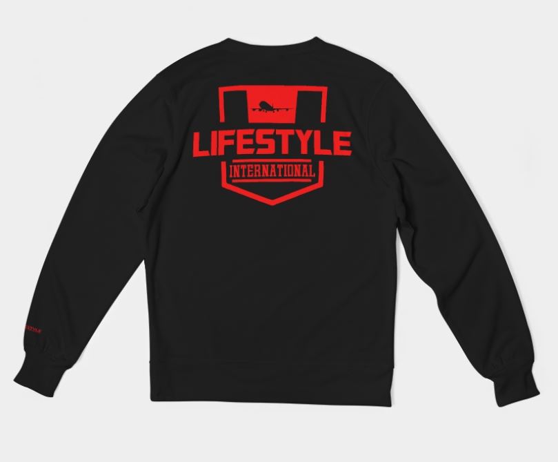 international hustler crewneck back
