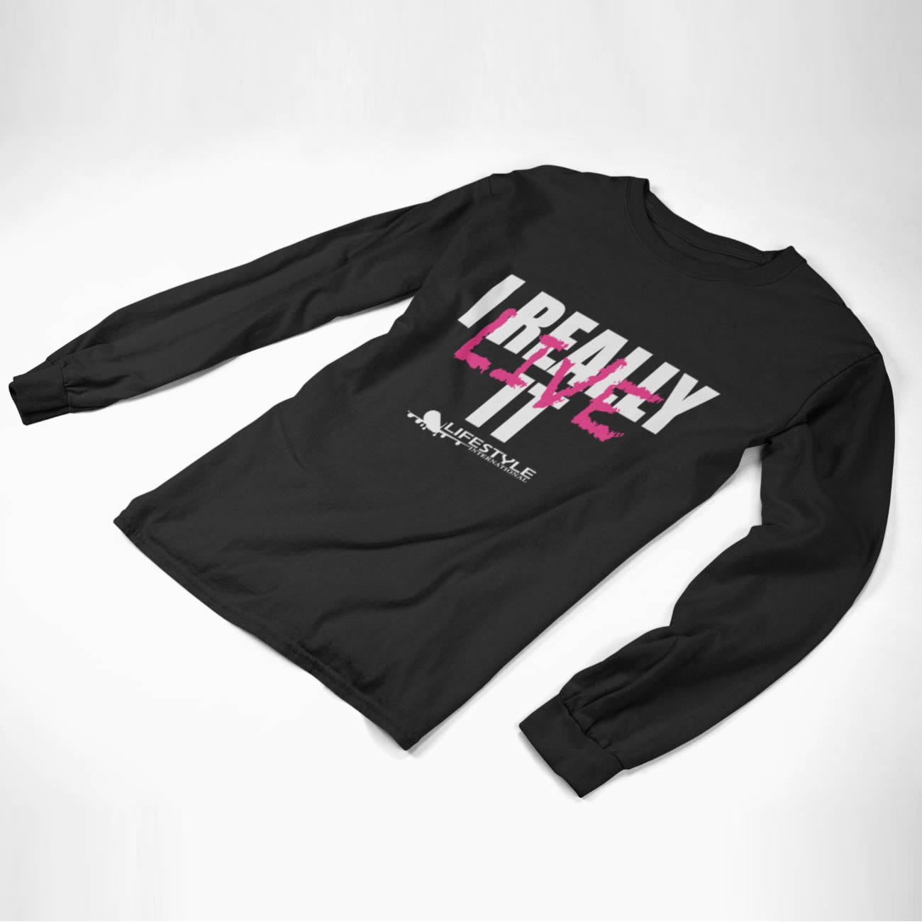 I Really Live It Long sleeve tee Logo