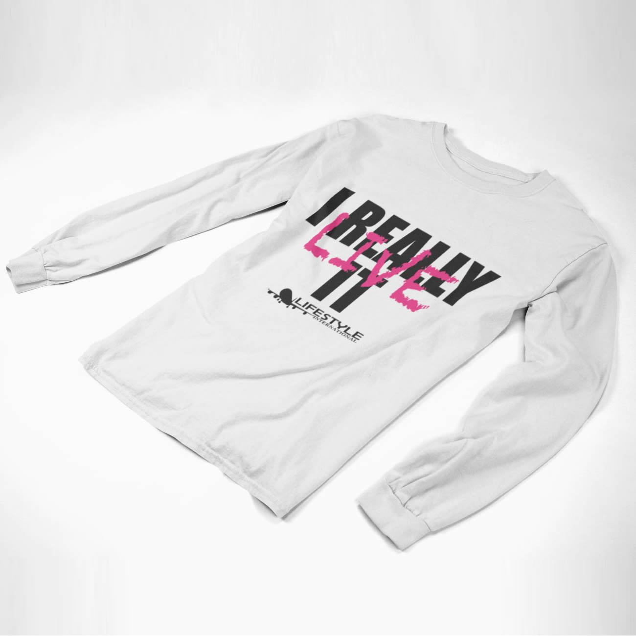 I Really Live It Long sleeve tee Logo
