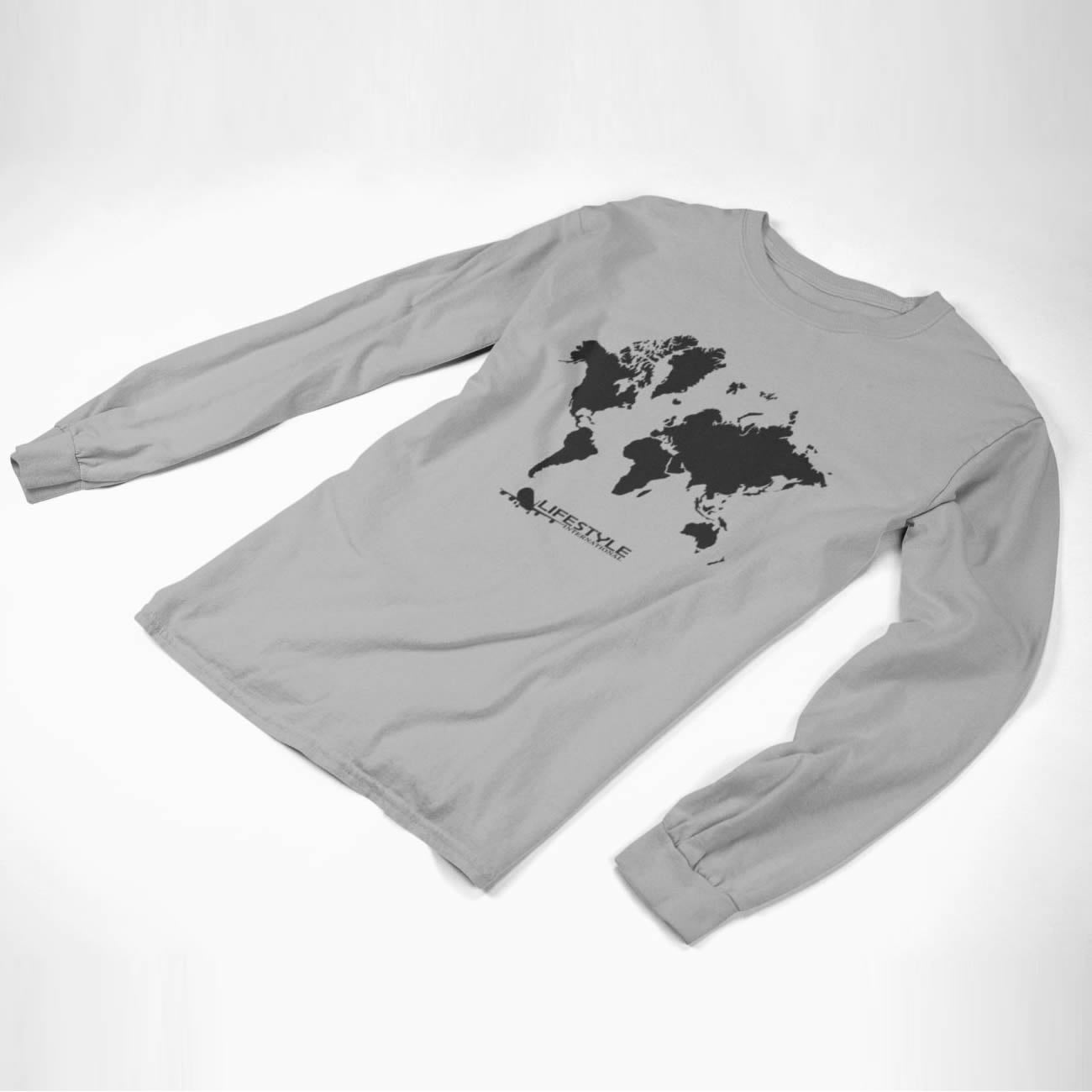 Map Long Sleeve tee