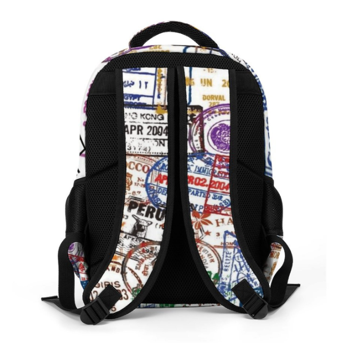 Passport Stamps 2 Backpack