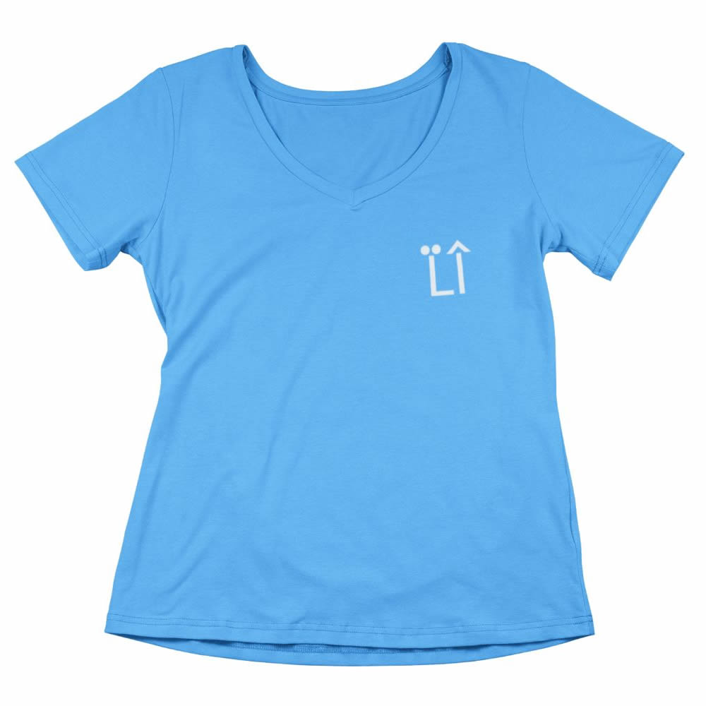 Women’s vneck tee L.I.