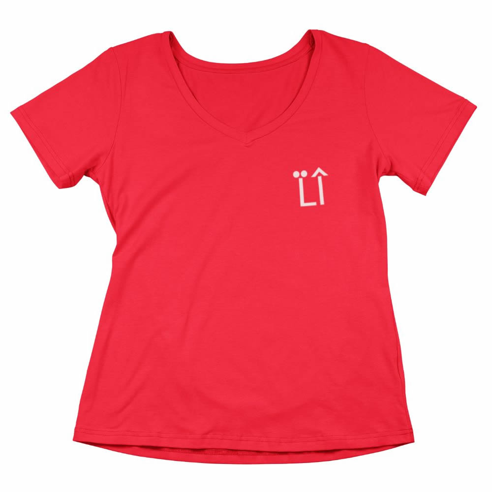 Women’s vneck tee L.I.