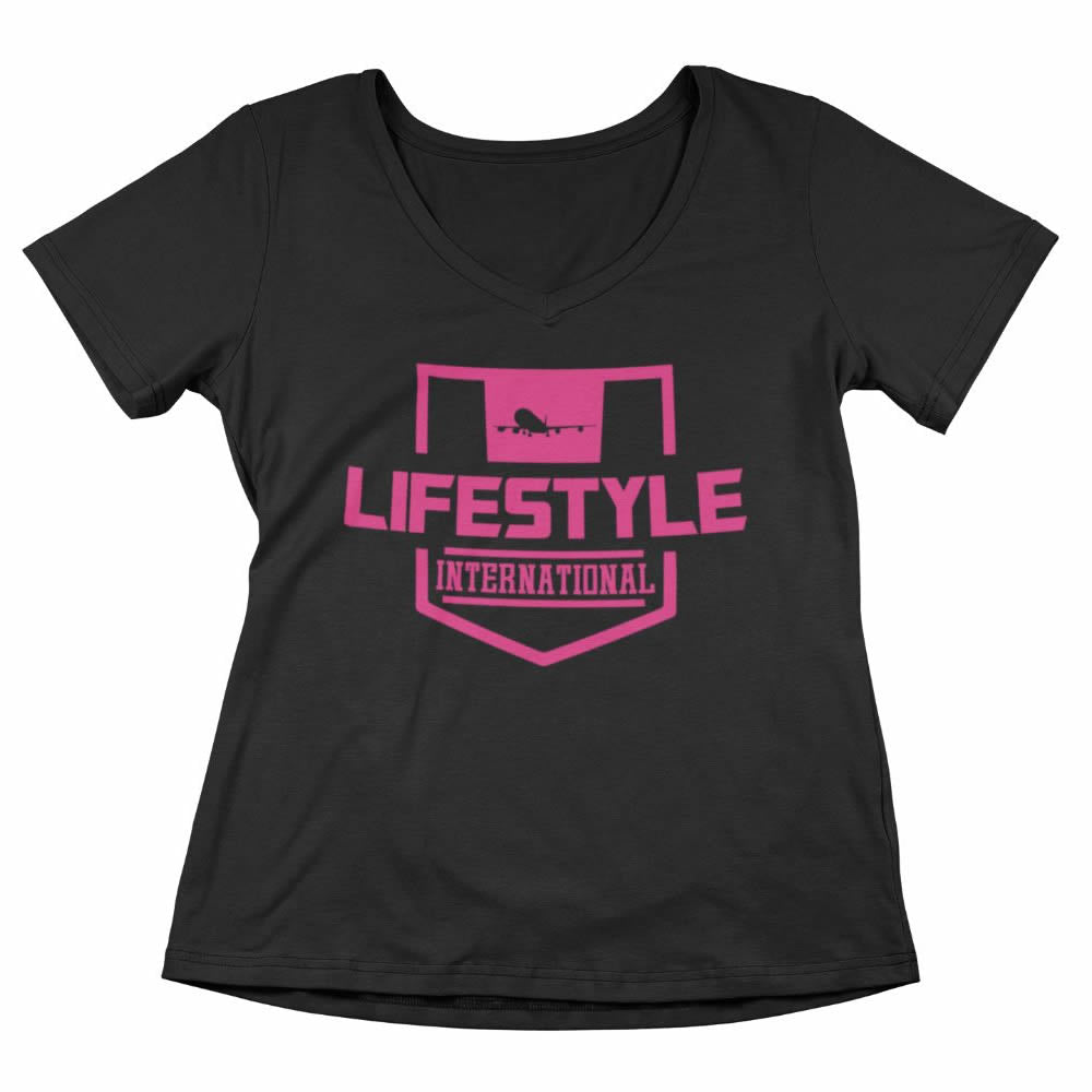 Women’s vneck tee Stamp