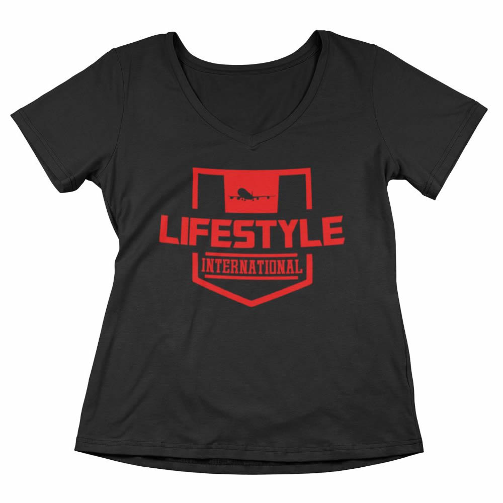 Women’s vneck tee Stamp