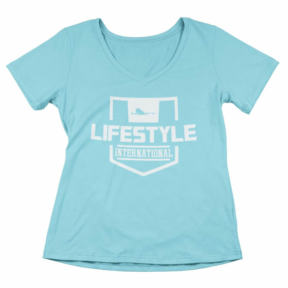 Women’s vneck tee Stamp
