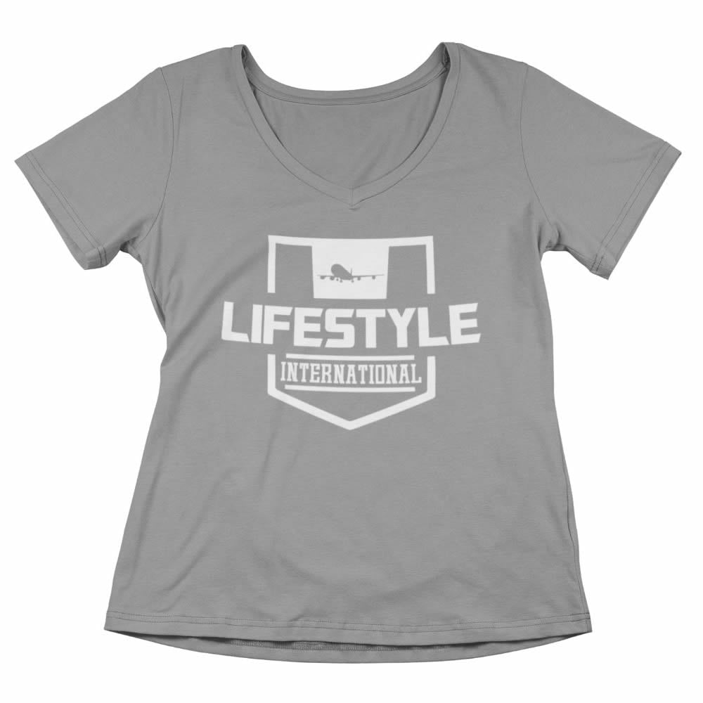 Women’s vneck tee Stamp