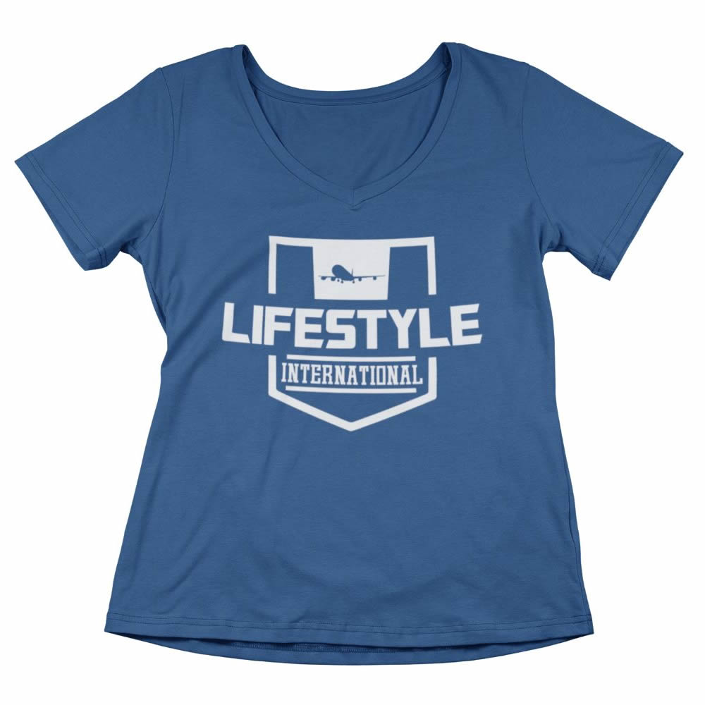 Women’s vneck tee Stamp