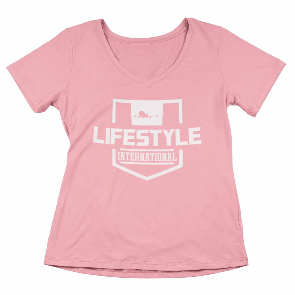 Women’s vneck tee Stamp