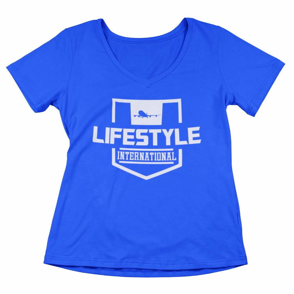 Women’s vneck tee Stamp