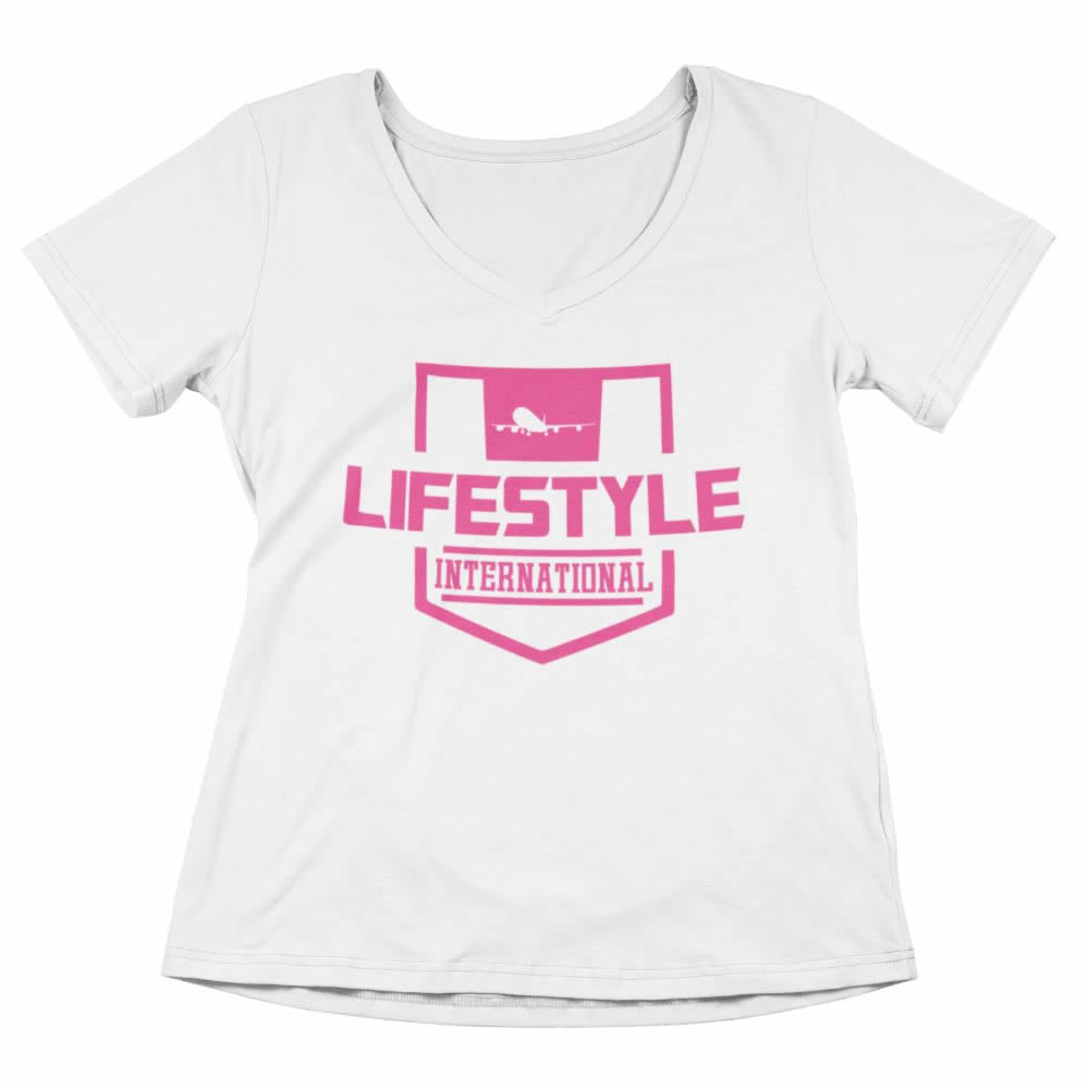 Women’s vneck tee Stamp