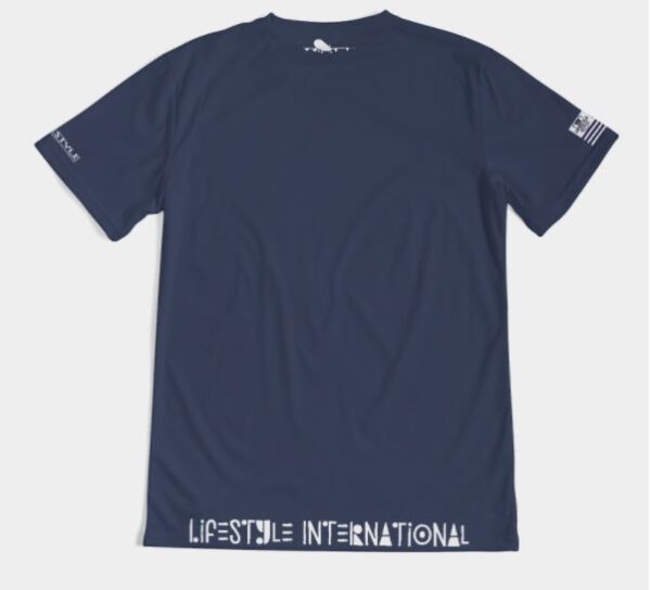 1st class tee navy blue