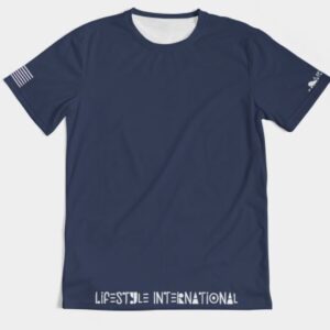 1st class tee navy blue