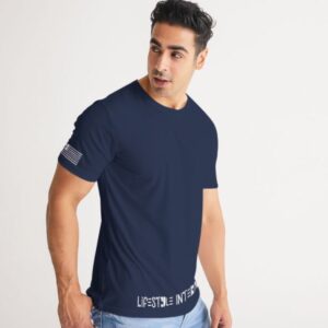 1st class tee navy blue