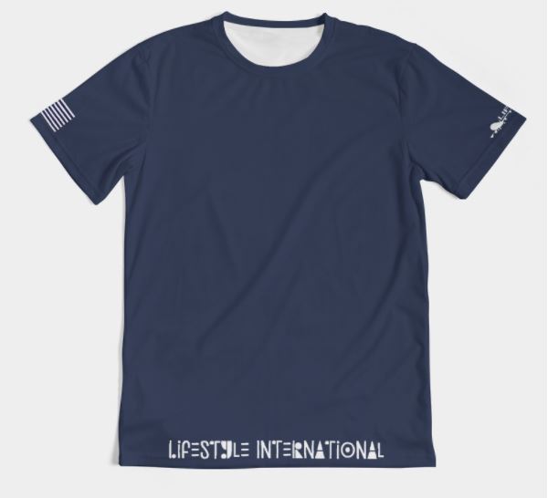 1st class tee navy blue