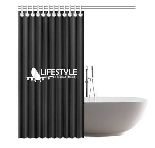 Shower Curtain Black