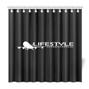 Shower Curtain Black