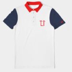 Travel Club Polo Blue Red White