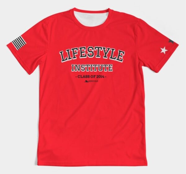 Live it University Tee Red