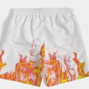 Fire swimming trunks