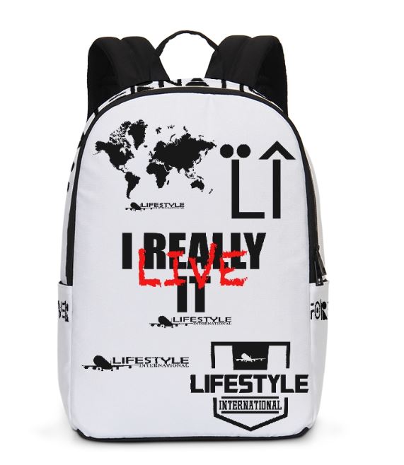 global backpack white