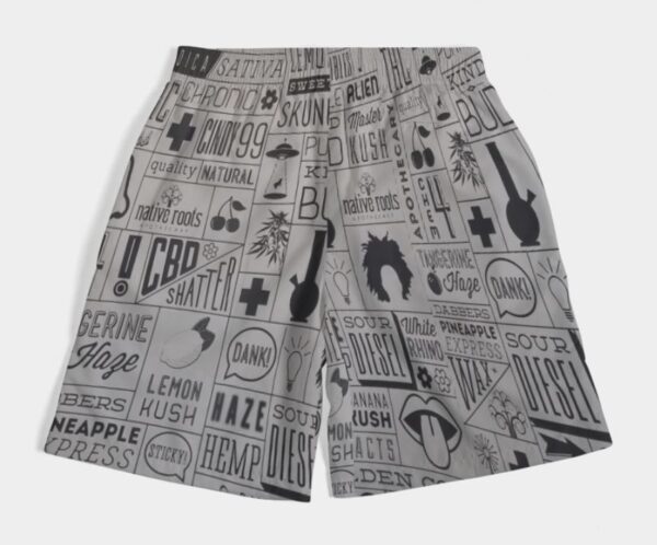 THC shorts back