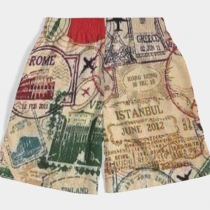 travel more shorts back