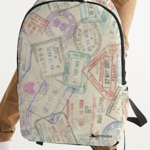 Passport Stamps Backpack