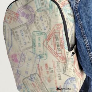 Passport Stamps Backpack